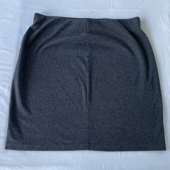 OLD NAVY PENCIL SKIRT-HEATHER GRAY - SIZE L - EUC - GREAT FOR WORK!! - Picture 2 of 3